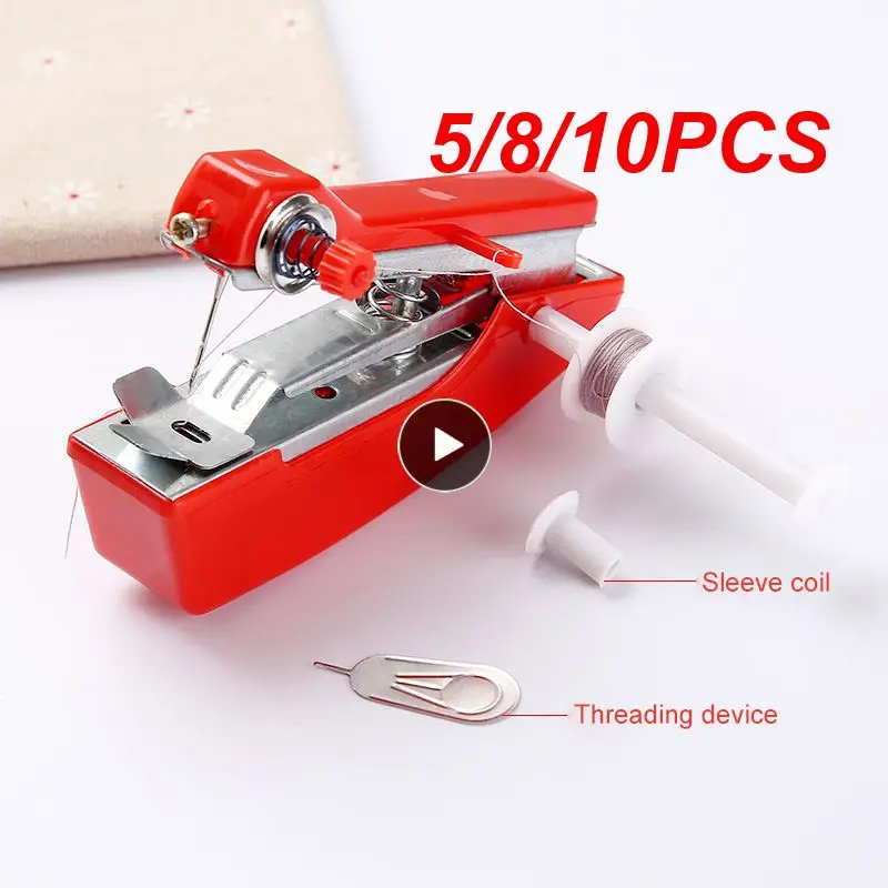 

5/8/10PCS Multifunctional Needlework Random Color Handicrafts Device Manual Portable Sewing Machine Home Accessories Tools Mini