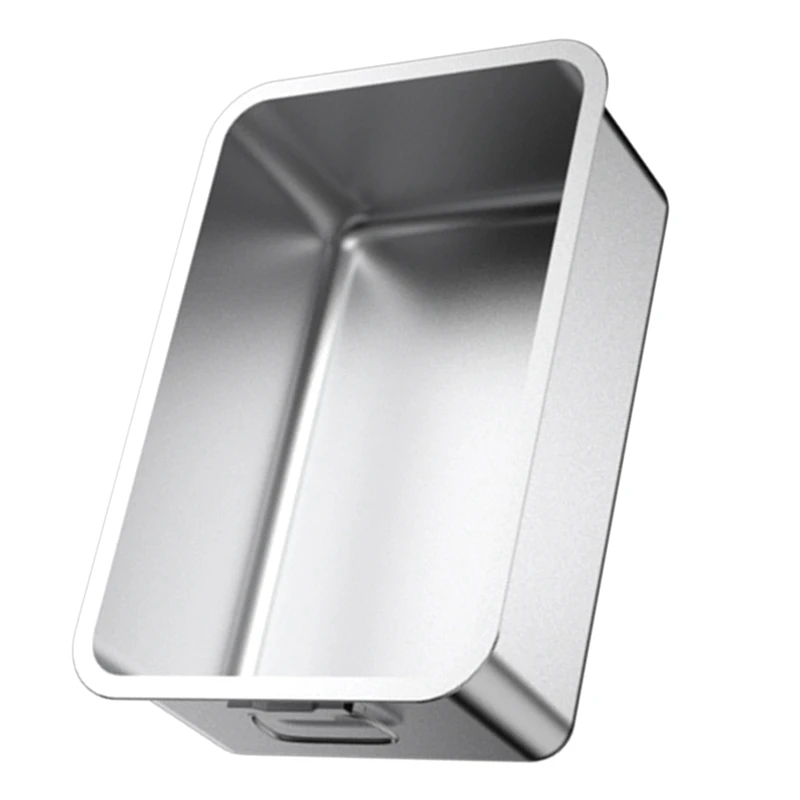 

Stainless Steel Litter Box For Rabbits And Rabbit Odor Control, Non Stick Surface, (24 Inch X 16 Inch X 4 Inch)