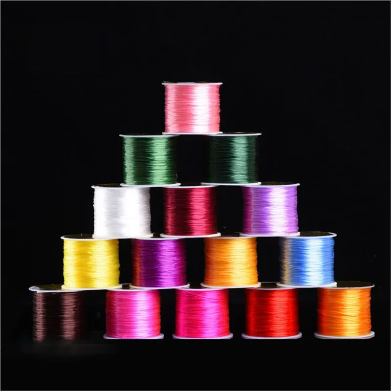

40M Plastic Crystal DIY Beading Stretch Cords Elastic Line Jewelry Making Supply Wire String jeweleri thread String Thread