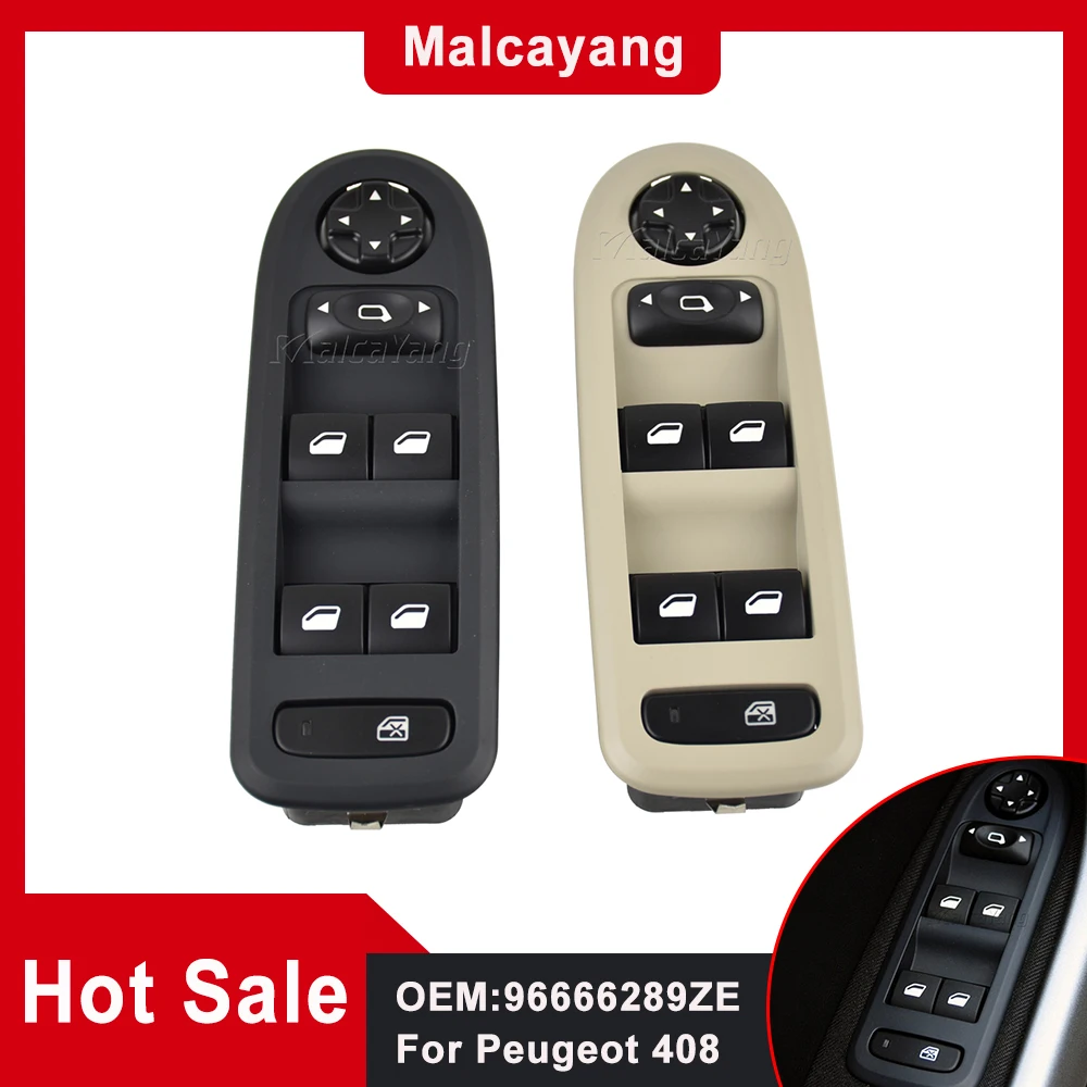 

High Quality Driver Side Electric Power Master Window Switch 96666289ZE-C0 For Peugeot 408 2009-2013