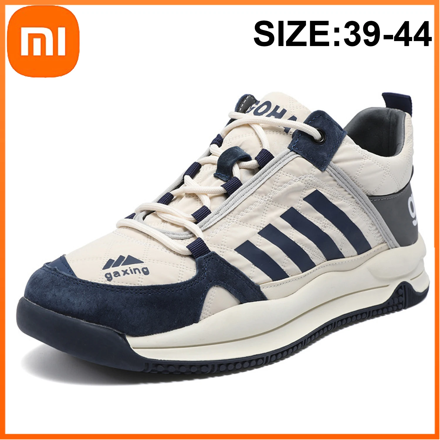 

Xiaomi Mijia Sneakers Men Genuine Leather Casual Shoes Anti-skid and Wear-resistant Running Sneakers Man Walking Shoes