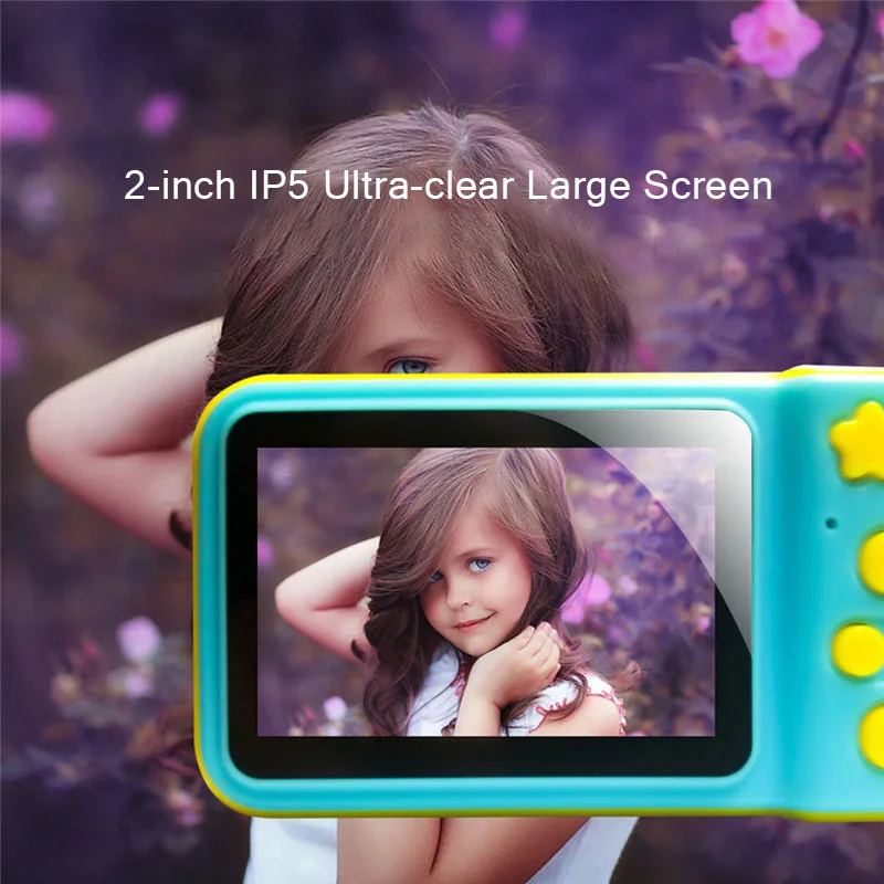 

Children's Camera Mini Camera For Kids 2'' Screen 1080P Digital Camera Educational Toys Camera For Boys And Grils Birthday Gift