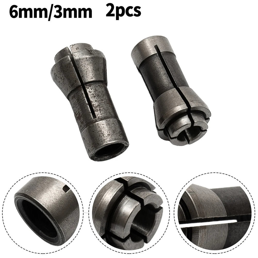 

Durable New Practical Collet Machine Router Bit 3/6mm Adapter Chuck Die Grinder Engraving Trimming Woodworking