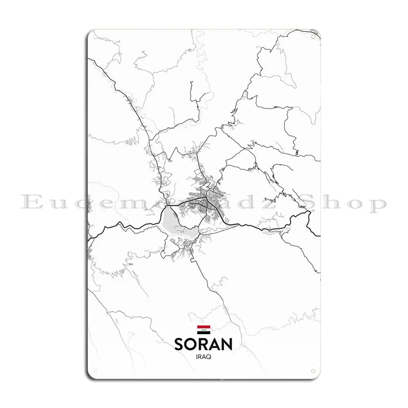 Металлический плакат Soran IQ для создания бара гостиной дизайнерский кинотеатр