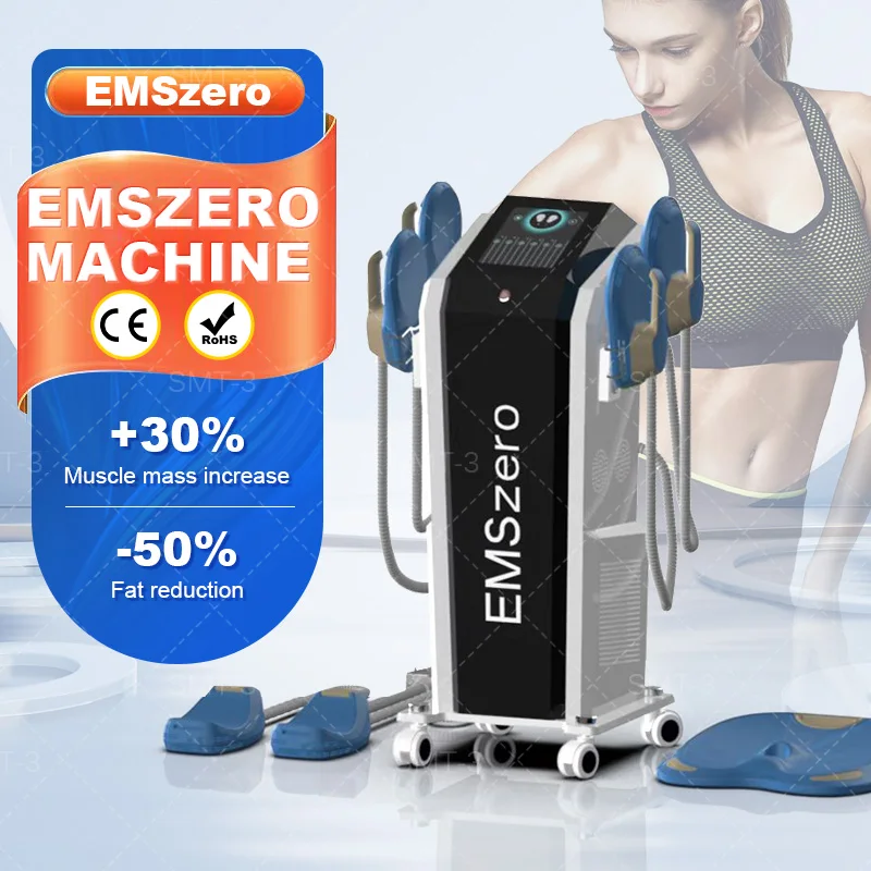 

2023 New DLS-EMSlim neo EMSzero machine 13 tesla 5000W 4 handles electromagnetic building muscle stimulator machine hi-emt