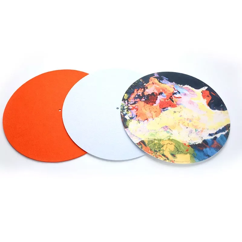 

1Pcs Vinyl Mat Dacron Vinyl Mat Anti-static Slipmat 12'' Felt Record Mat for Phonograph Turntable Vinyl