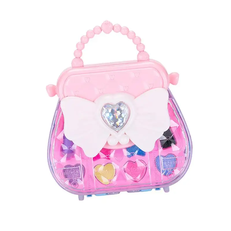 

Cosmetic Makeup Kit For Girls Safe Make-Up Kit With Beauty Cosmetic Bag Princess Makeup Set Toys For Girls 8-12 Years Old