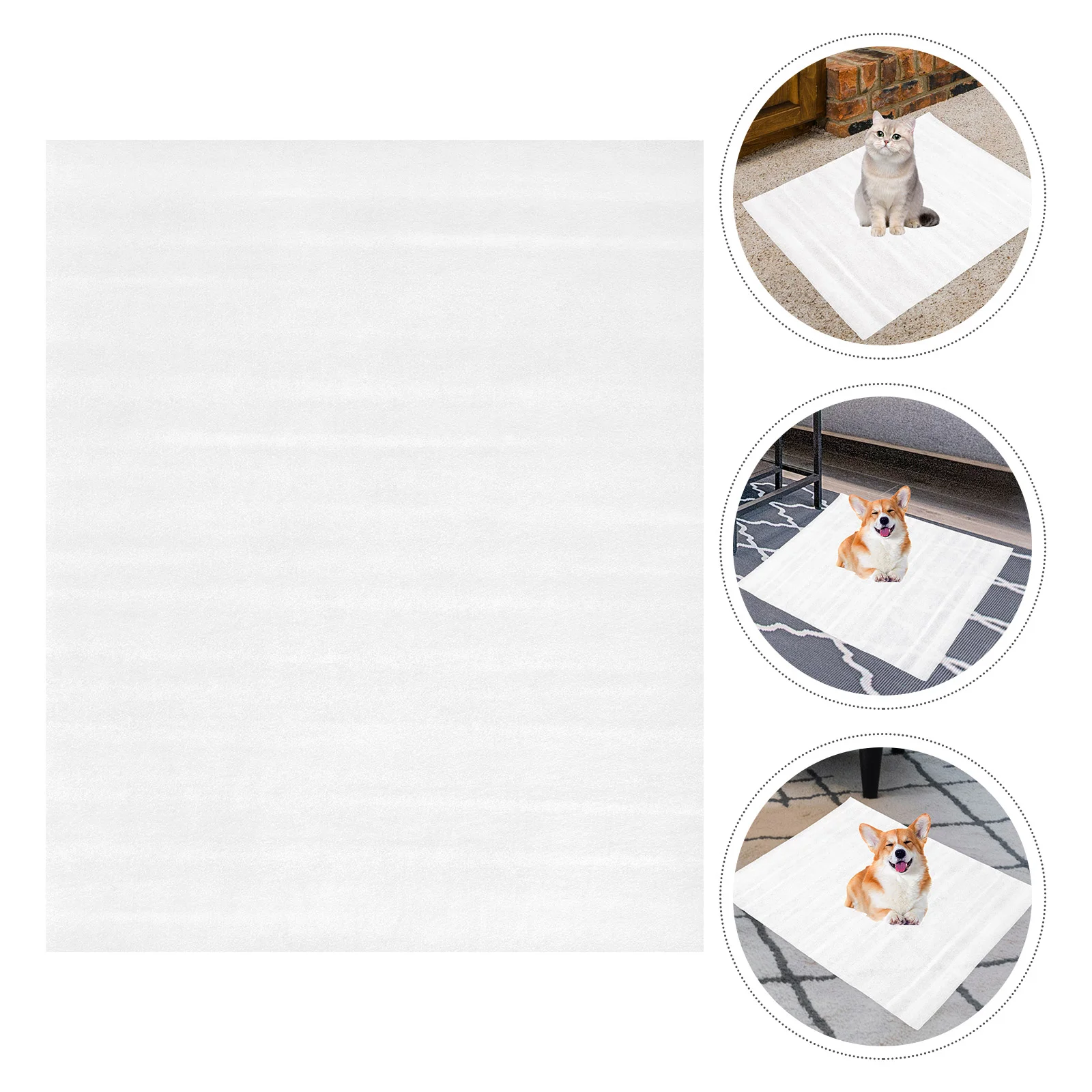 

50 Pcs Pet Pee Mat Professional Dog Pad Pads For Cat Diaper Puppycorn Dogs Small