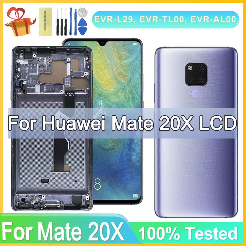 Для HUAWEI 7 2 ''Mate 20X для Mate 20 X EVR-L29 AL00 TL00 ЖК-дисплей сменный преобразователь