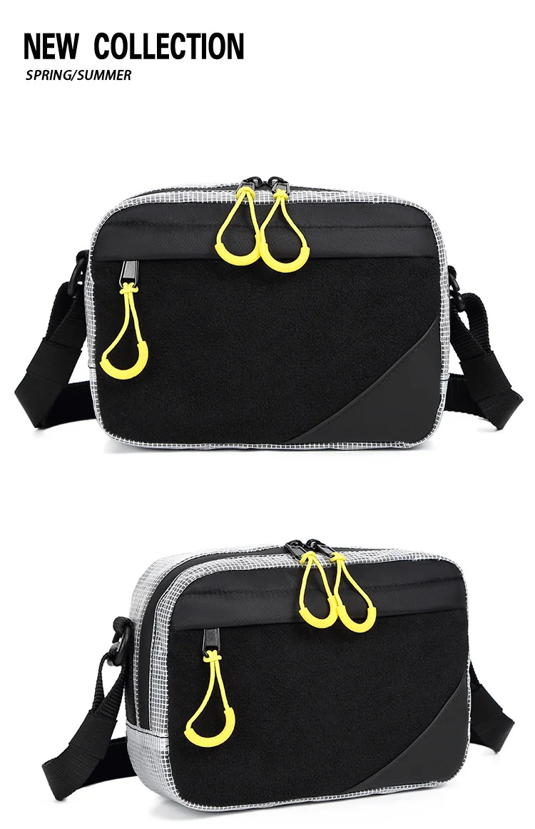 INS Fashion CrossBody Bag Casual Shoulder Bag Boys Small Japanese New Canvas Messenger Bag