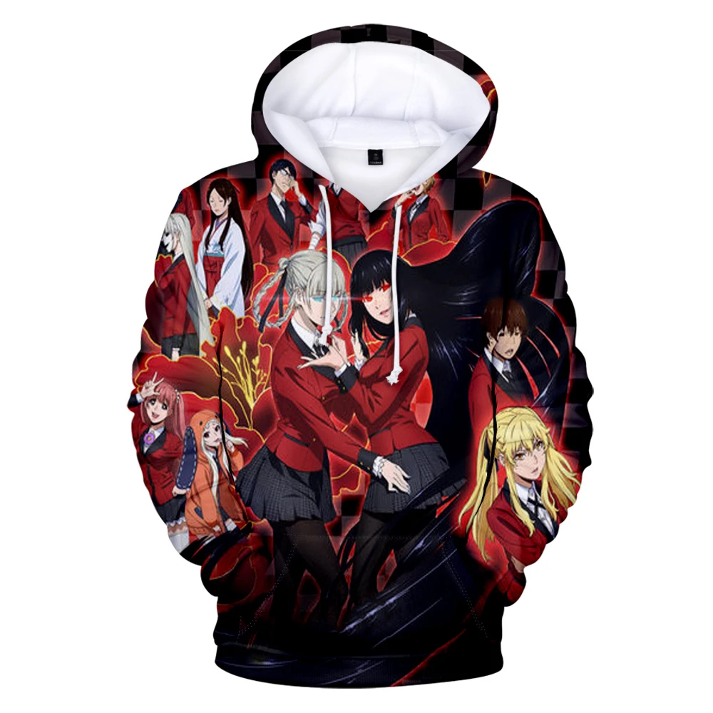 

Kakegurui Yumeko 3D Anime Printed Hoodies Women/Men Fashion Long Sleeve Hooded Sweatshirt Hot Sale Casual Streetwear Clothes