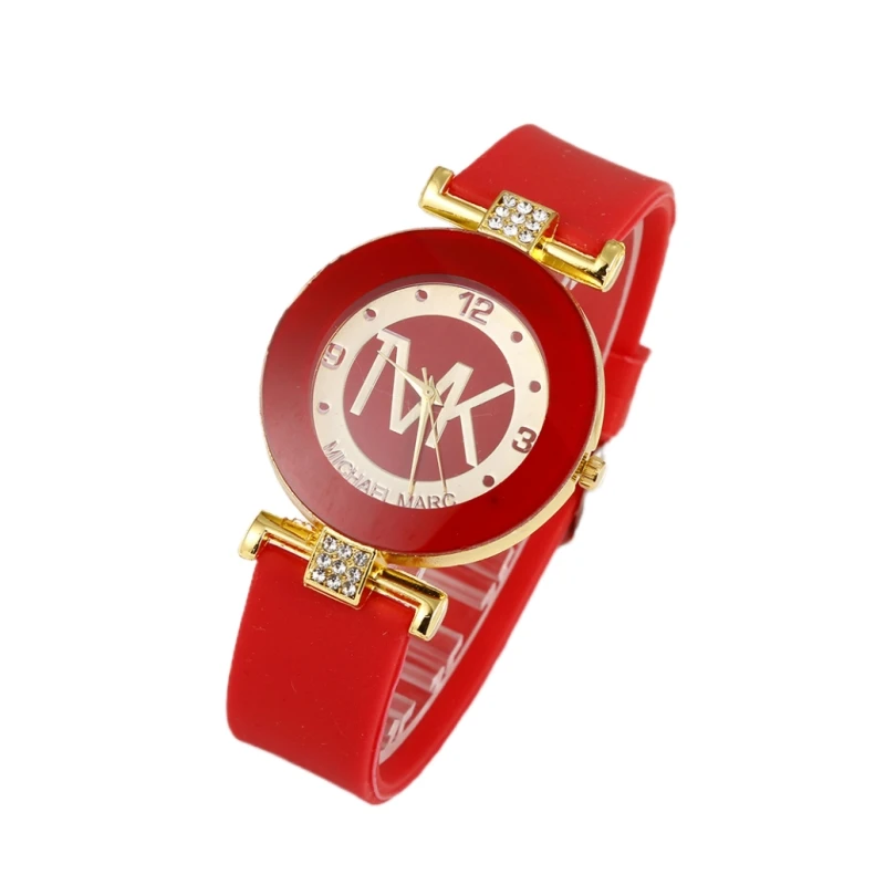 

Часы наручные TVK женские кварцевые, люксовые спортивные цифровые, с алмазным принтом, с силиконовым ремешком, водонепроницаемые, в арабском стиле, подарок, Прямая поставка