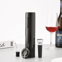 stainless steel automatic electric wine opener rechargeable wine opener set smart bottle opener wine set kitchen accessories