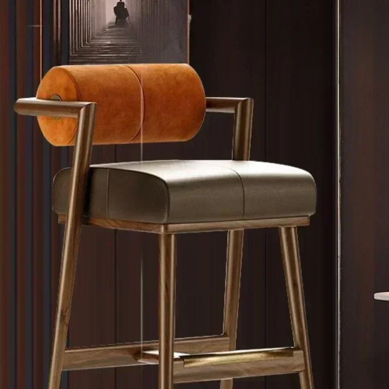 Антикварная мебель высокий табурет кухонный стул парикмахерская середины века