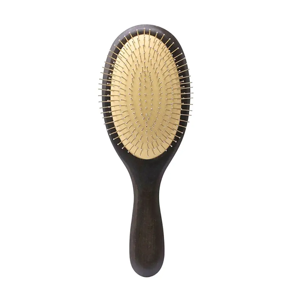 Массажная деревянная щетка для волос