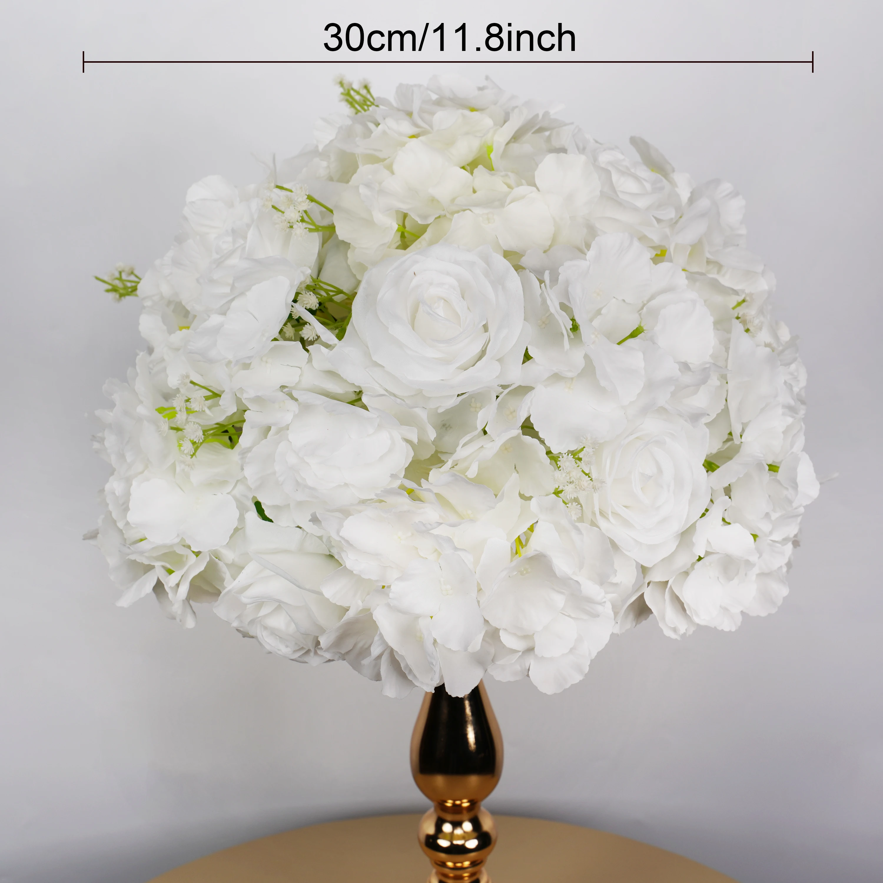 30 см роза гортензия искусственный стол цветочный шар свадебное украшение