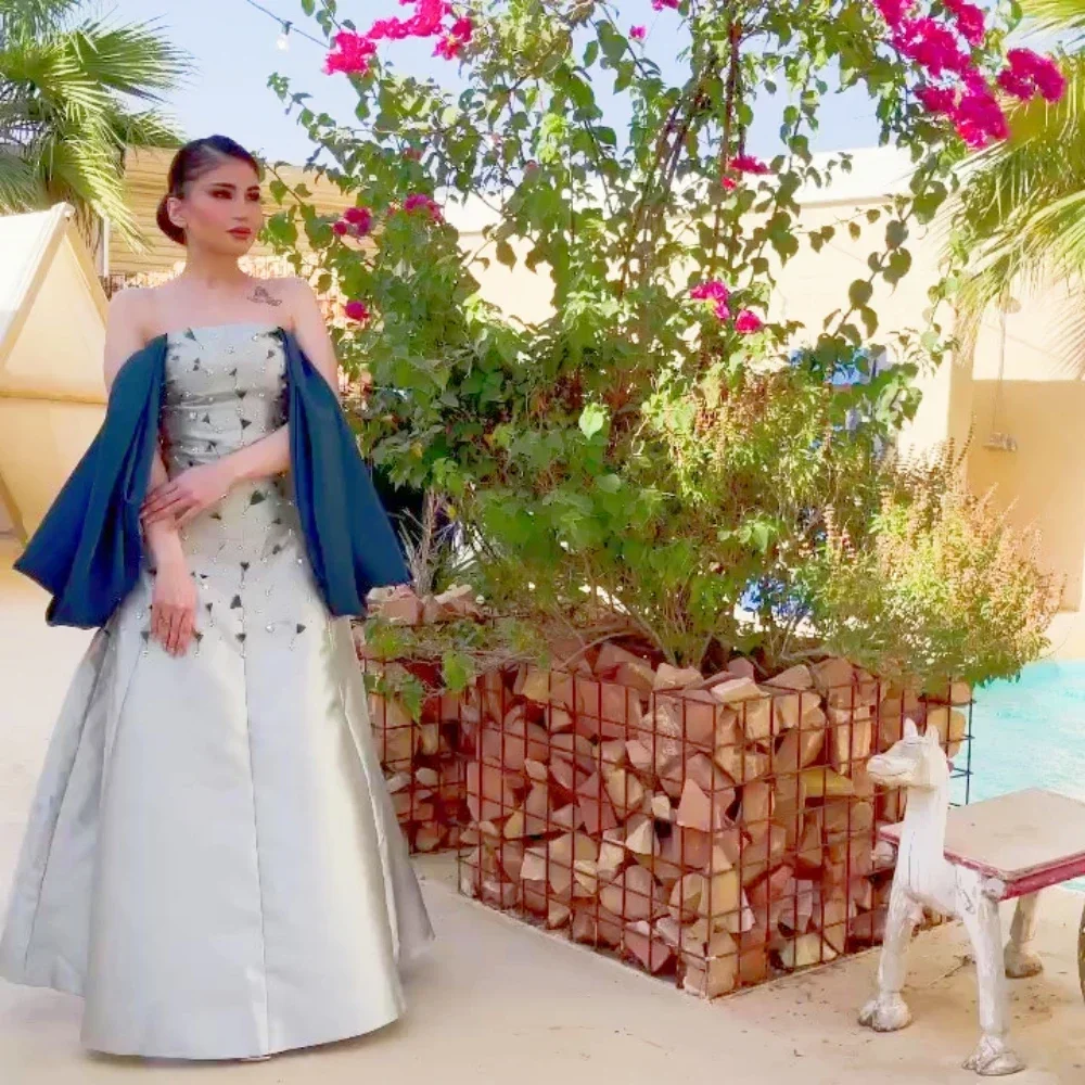 Роскошное и элегантное бальное платье с тяжелыми плечами по индивидуальному