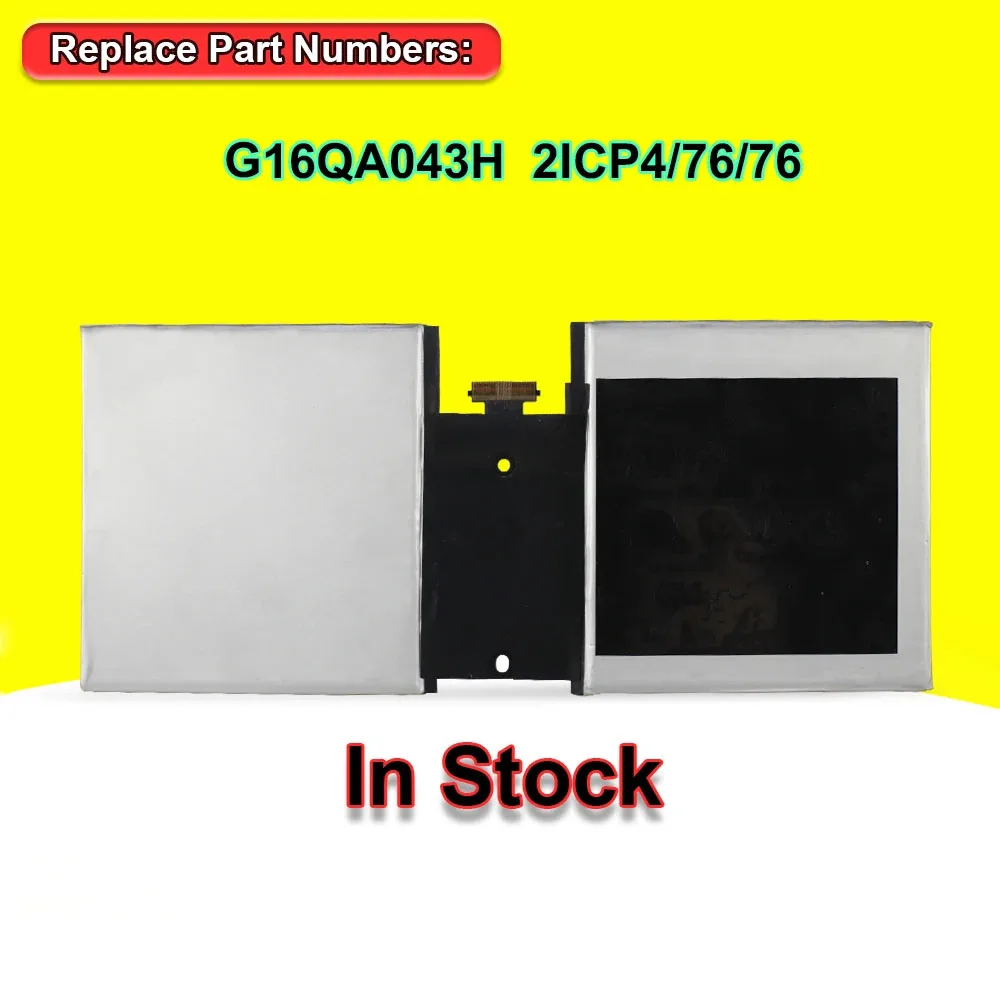 Аккумулятор для ноутбука G16QA043H запасная батарея Microsoft Surface Go 1824 4415Y Tablet батарейки