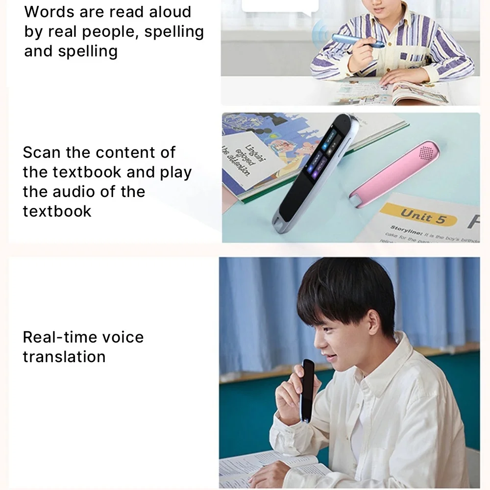 2023 Dictionary Translation Pen 1.9Inch HD Touch Screen Portable Text Scanning Reading Translator Device For Study Abroad New images - 6
