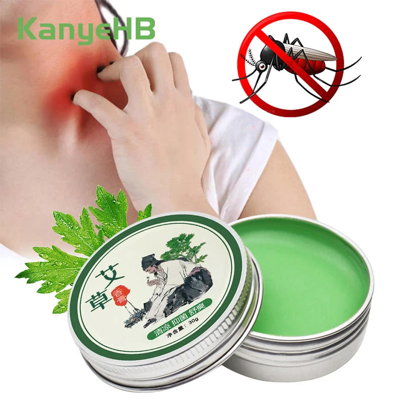 

1Pcs Wormwood Relief Itch Cream Mosquito Repellent Anti-heatstroke And Dizziness Relief Stomachache Headache Medicine Cream S085