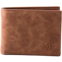 2022 new fashion pu leather mens wallet with coin bag zipper small money purses dollar slim purse new design money wallet