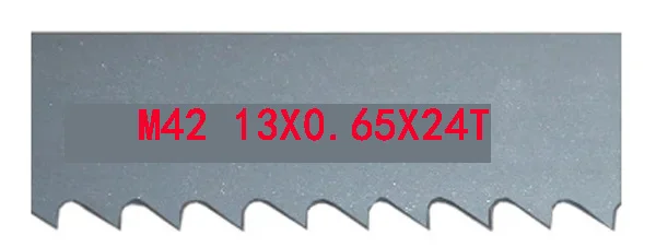 

Набор из 3 ленточных пил M42 Bi-Metal для резки металла 1140x13x0.65 мм 24TPI