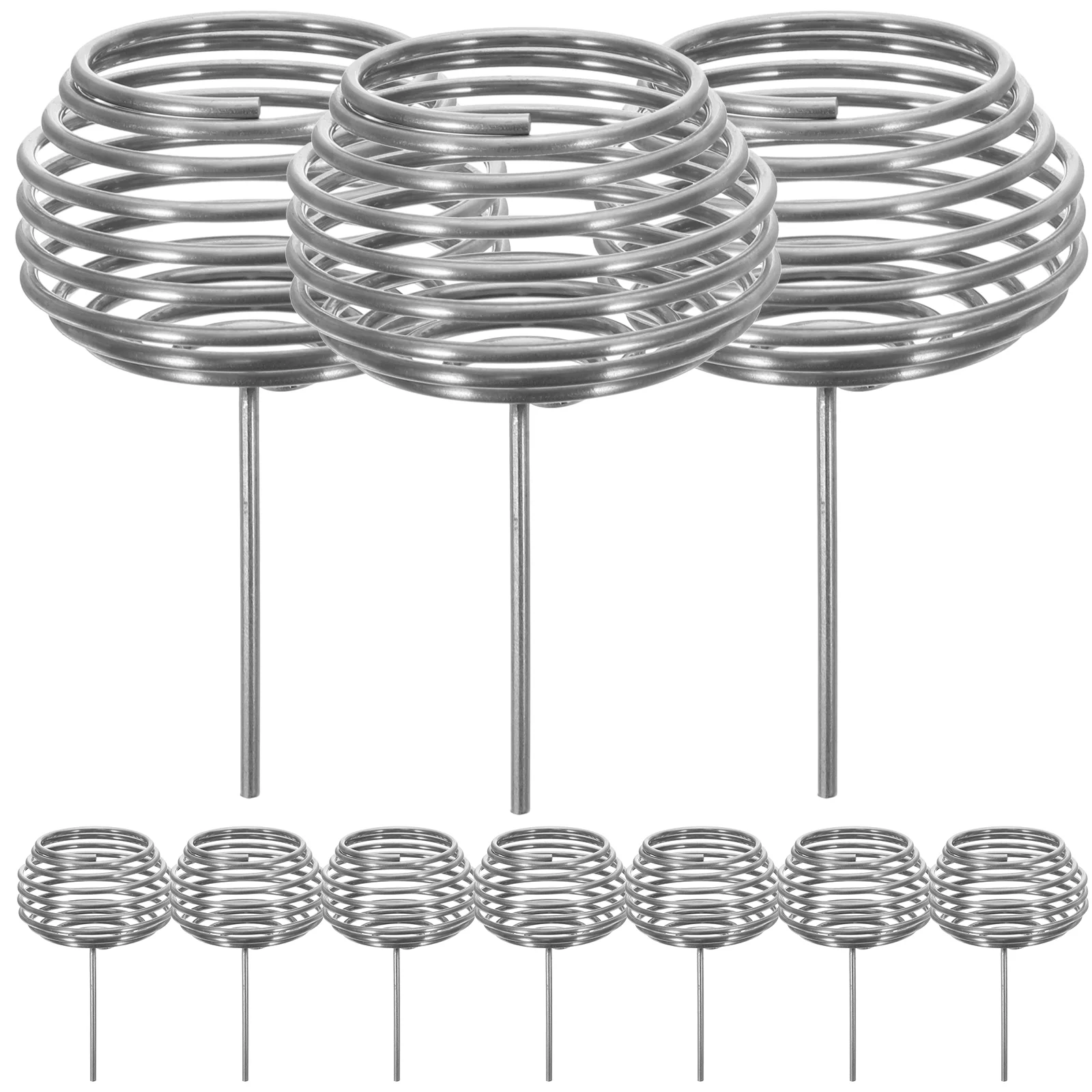 

10 Pcs Box Gardening Tool Planting Fertilization Container Bonsai Baskets Stainless Steel Orchid