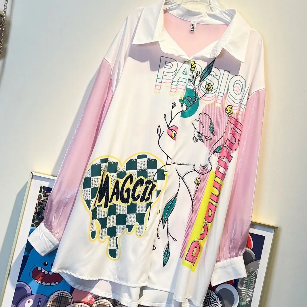 

Женская шифоновая рубашка средней длины, Свободный кардиган составного кроя с длинными рукавами и защитой от солнца, лето 2022