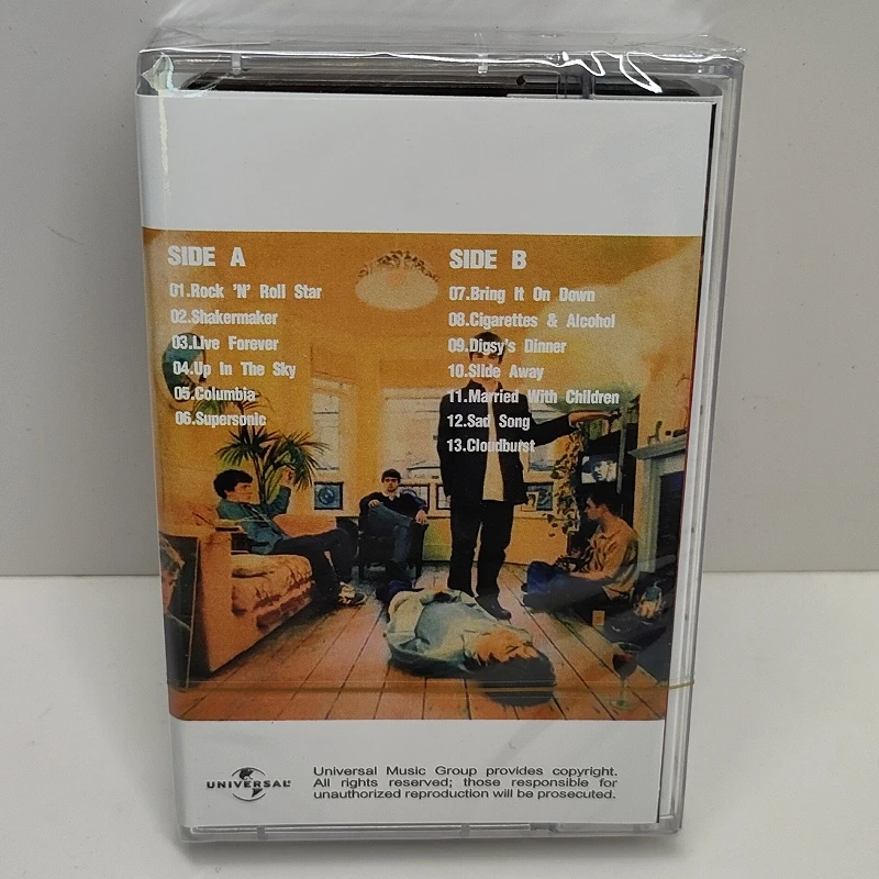 Музыкальная лента с изображением рок-группы Oasis, Лиама Галлагера, определенно, может быть, альбом, кассеты Live Forever, рекордер для косплея, коробка для звуковых треков Walkman (art.: 3920c9ec74bad) - 3920c9ec74bad