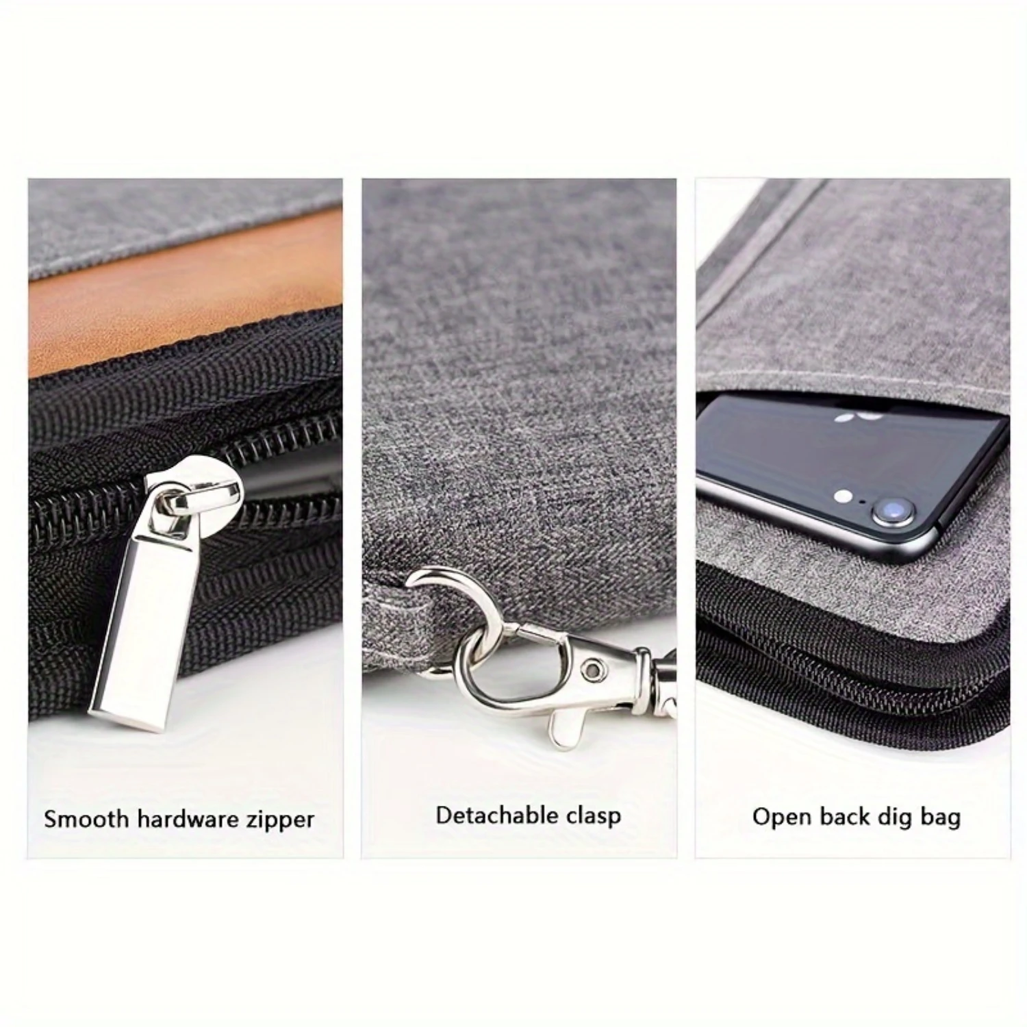 Компактный двойной складной дорожный кошелек для паспорта — надежная