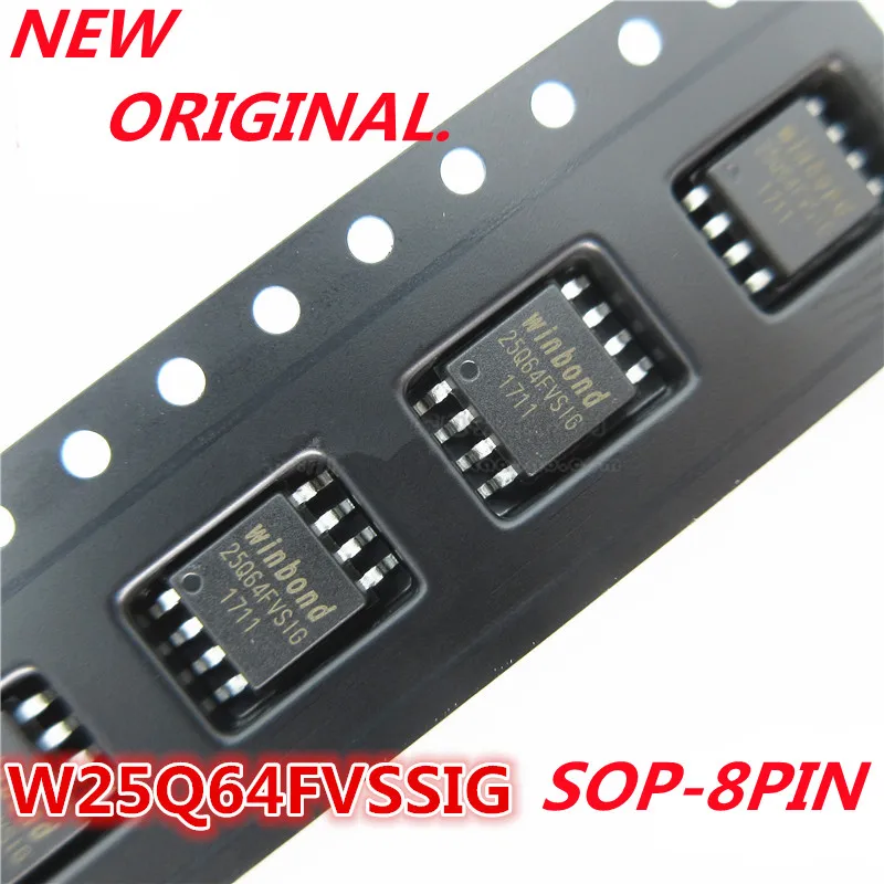 5-10 шт./партия, 25q64fvsig 25q64fwsig 25q64bvsig W25q64fvsig W25q64fwsig W25q64bvsig Sop-8, новый оригинальный чипсет Ic, оригинал