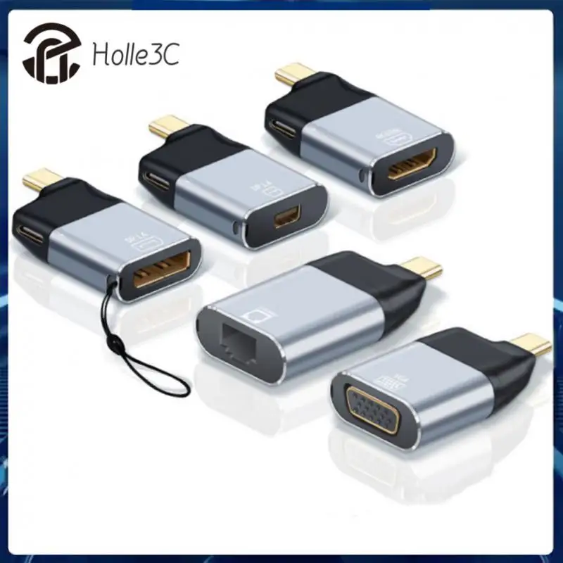

Computer Accessories Support 3d Visual Effect Mini Dp Vga Adapter For Huawei Samsung Video Plug Converter Type-c To Rj 45 4k60hz