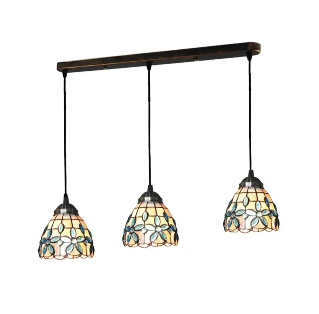 

Подвесной светильник из витражного стекла TITKBREN, 3 штуки