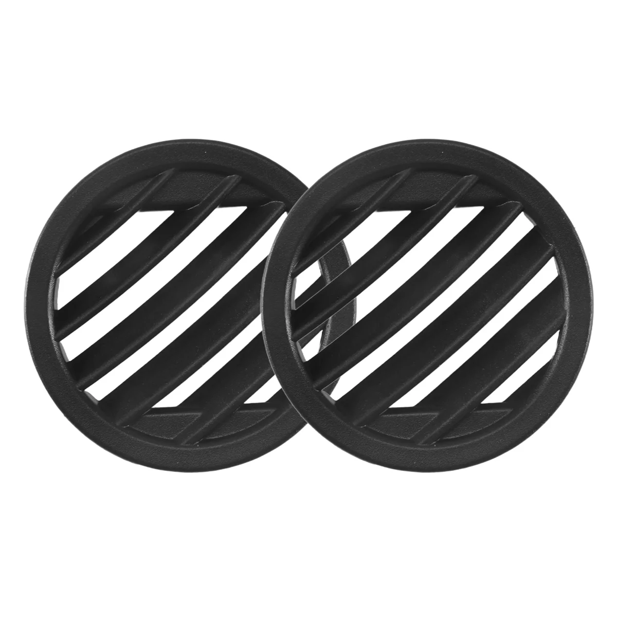 Автомобильные левые и правые боковые решетки кондиционера черные ABS для Mercedes-Benz