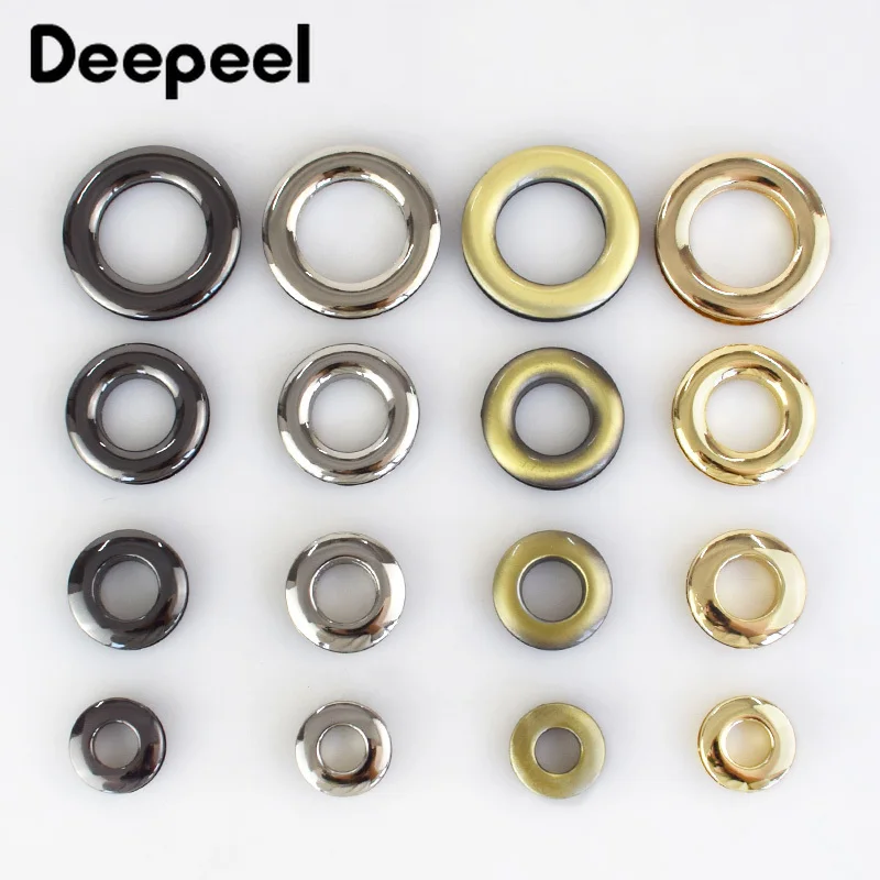 

10Pcs Deepeel 10-25mm Metal O Rings Buckle Eyelets Screw Clasp for The Bag Ring Side Clip Buckles Bags Hardware Accessories