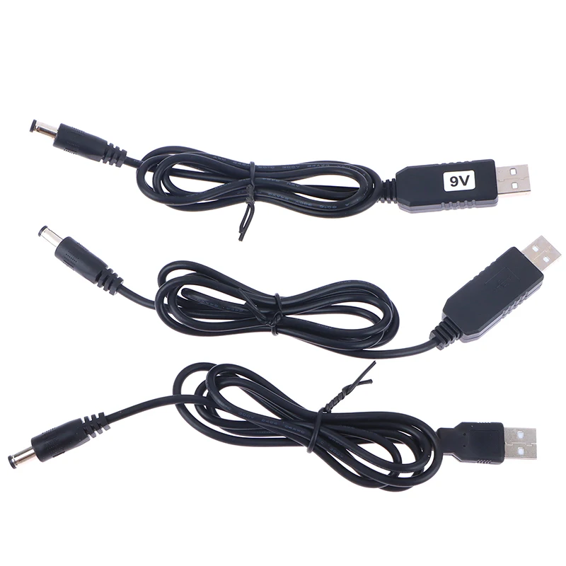 

USB-кабель для повышающего модуля питания, 5 в постоянного тока в 9 В/12 В постоянного тока, USB-преобразователь, кабель x мм, Штекерный разъем