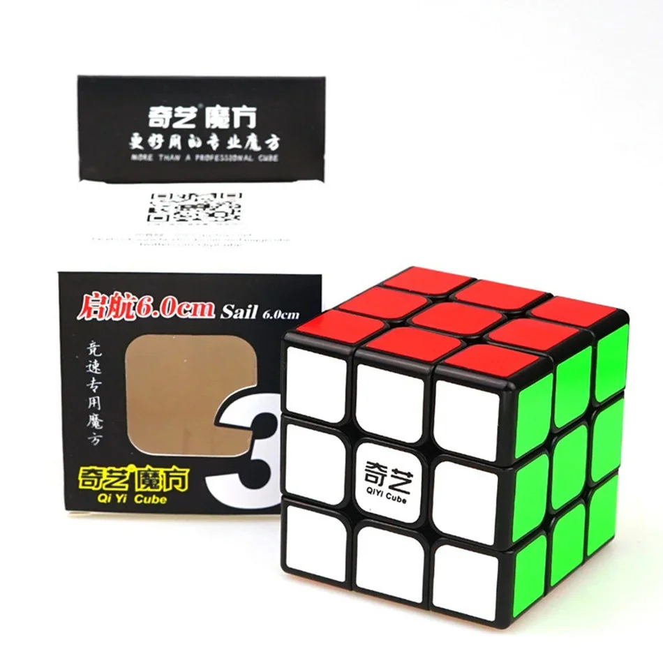 Qiyi Qihang Sail 3x3x3 Magic Cube 60 Мм Большой Размер Скоростная Головоломка Обучающая Игрушка