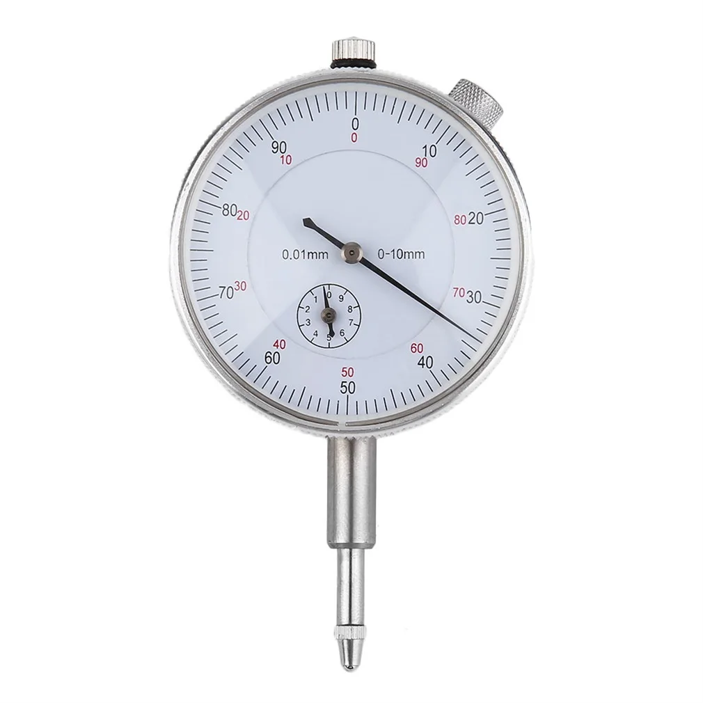 

0-10mm Dial Indicator Precision Comparator Dial Bore Gauge Indicator Micrometer Measurement Tools Hour Type Indicator Meter