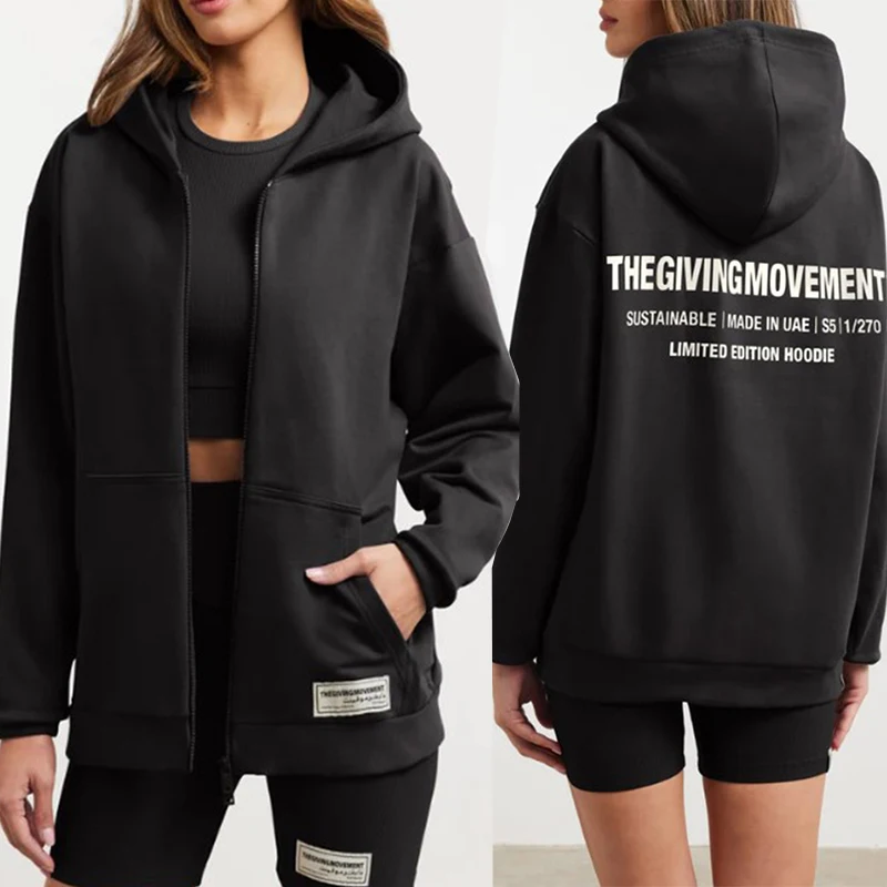 

Женская флисовая толстовка на молнии, с капюшоном