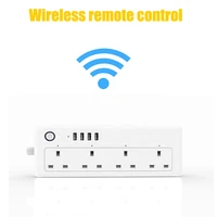 wifi tuya smart power strip 13a uk 3 pin plug remote control google home amazon alexa multi smart socket