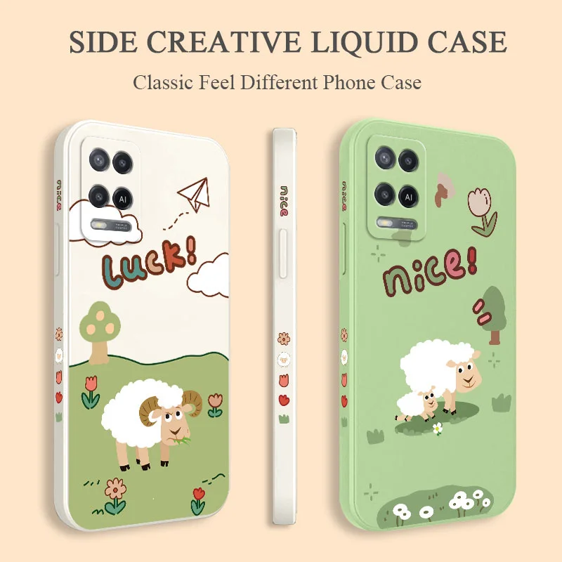 

Prairie Sheep Phone Case For OPPO A54 A74 A31 A33 A53 A72 A83 A92 A7 A5S A3S A12 A15 A15S A16 4G 5G A9 A5 4G 5G Cover