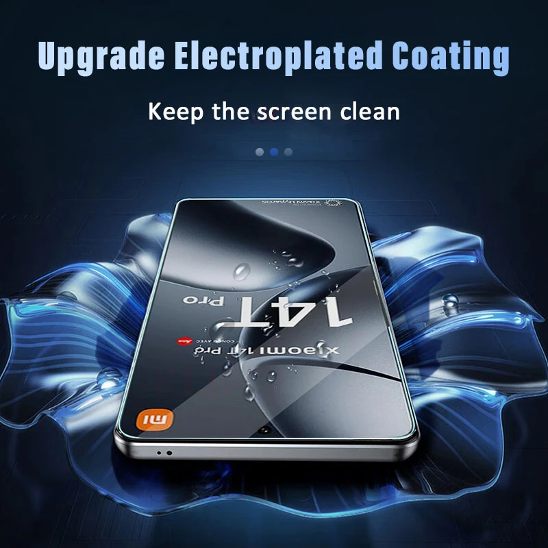 2-4 шт. закаленное стекло HD для Xiaomi 14T 13T Pro Защитная пленка экрана 14 13 12 11 10 Lite Black Shark 5