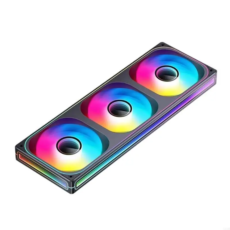 Фото G6DD Advanced 120 240 360 Однокорпусный вентилятор Вентилятор с RGB-подсветкой 1/2/3 x 120 мм Конструкция с высоким статическим №3