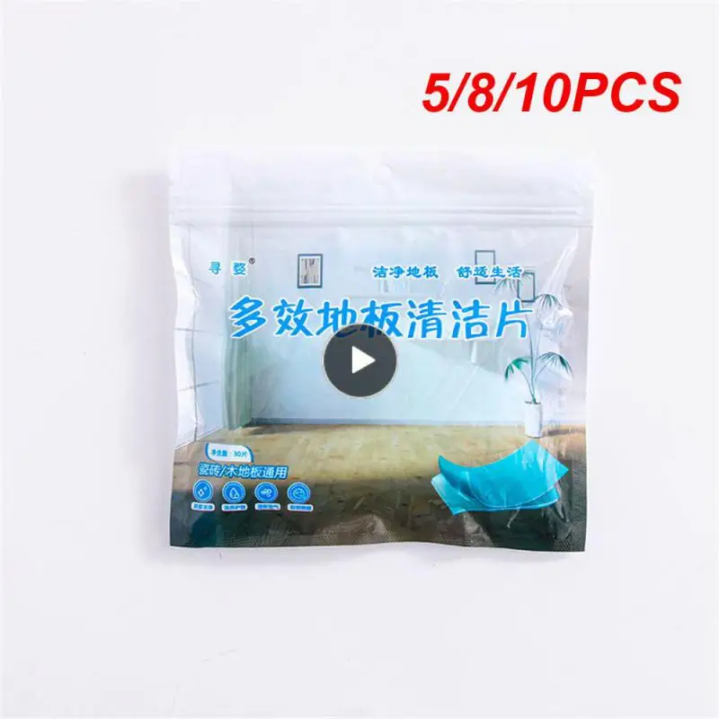 

5/8/10PCS For Mop Cleaning Floors Decontamination Descaling And Brightening Cleaner Tablet Cleaner Cleaning Sheet