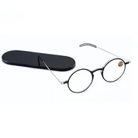 begreat anti blue ray reading glasses square thin protable presbyopic eyeglasses with case round glasses frame for men reader