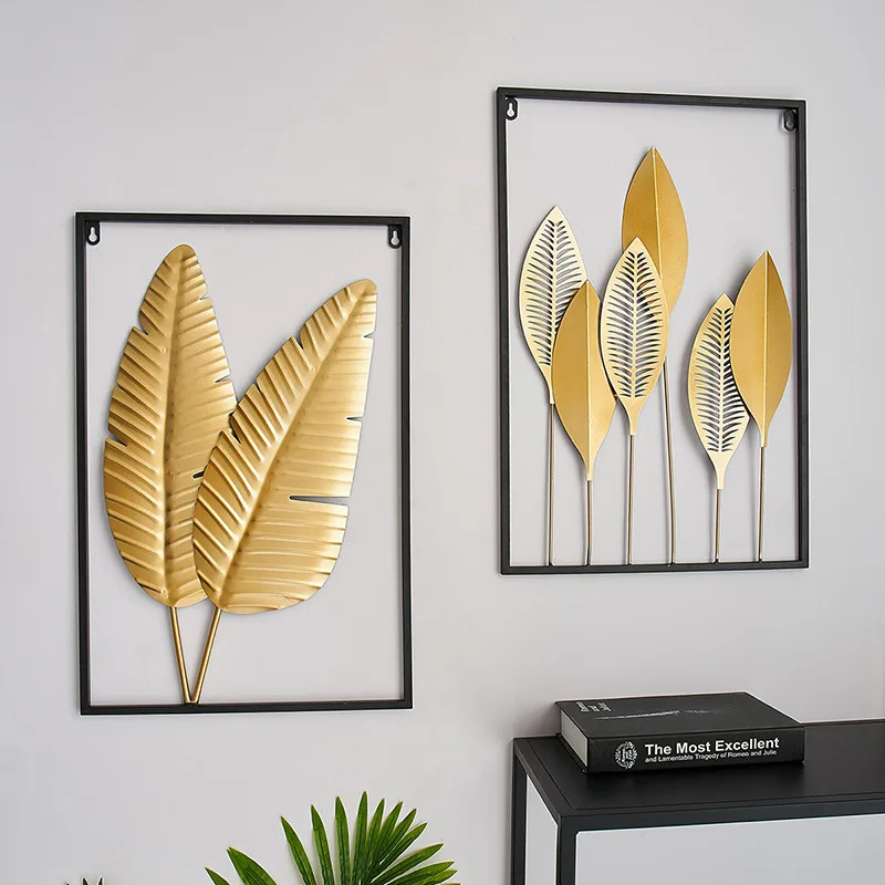 

Nordic Luxury Metal Wall Decor Painting Posters Aesthetic Living Room Decoration Accessories Wall Art Tableau Home Parts AH50DP