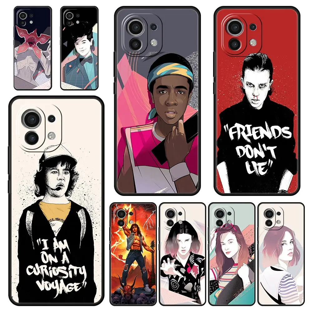 

Stranger Things Series Phone Case For Xiaomi Poco X3 NFC Shell M3 F3 M4 X4 Mi Note 12 Pro 10 11 Lite 10T 5G 11T 11X 9T 11i Cover