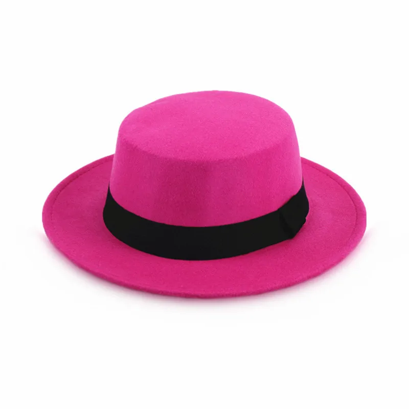 

Boy Girl Vintage Gentleman Top Fedoras Hat Felt Bucket Hat Wedding Birthday Party Festival Dance Hat Daily Wear