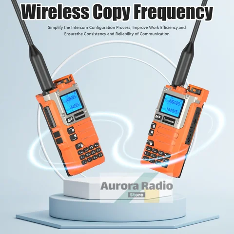 Quansheng UV-K5(8) оранжевая портативная рация 50-600 МГц