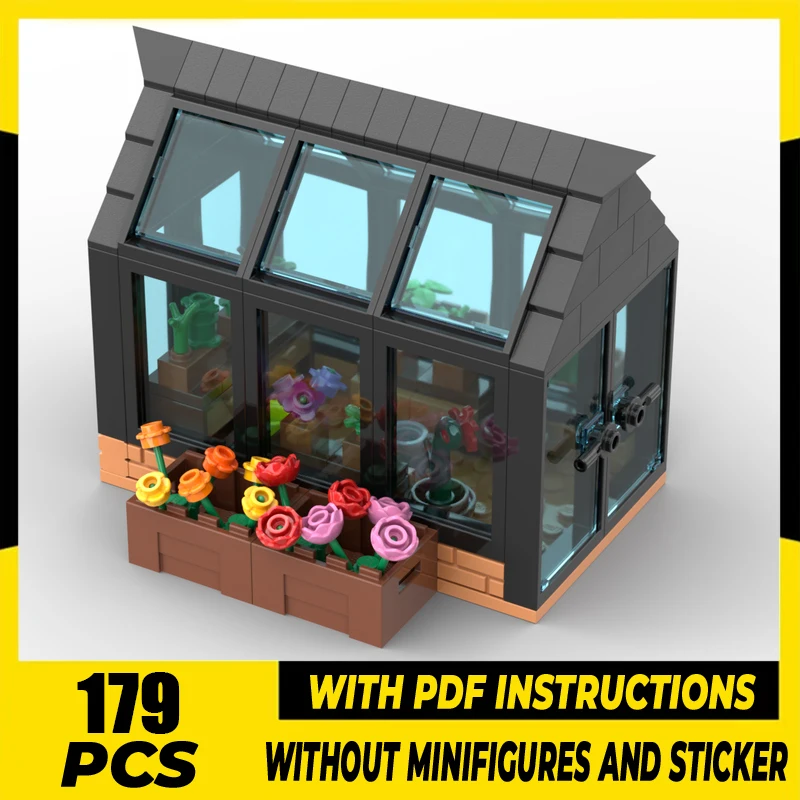 YcMoc Зеленый дом конструктор